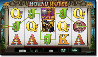 Hound Hotel online pokies by Microgaming