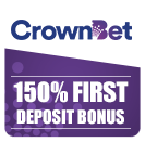 Sign up to Crownbet for 150% first deposit bonus